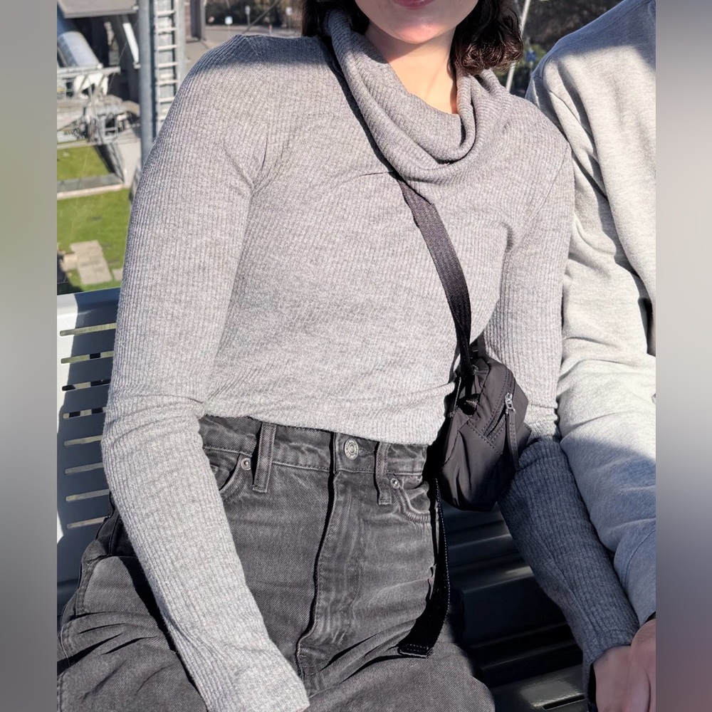 Mango Cowl Neck Top